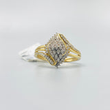 Genuine 10kt Diamond Women’s Ring of 0.20 CTW