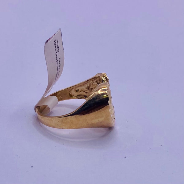 10kt Gold Women Ring of 4gm