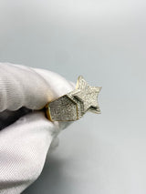 Genuine 10kt Gold Diamond Star Men’s Ring of 0.73 CTW