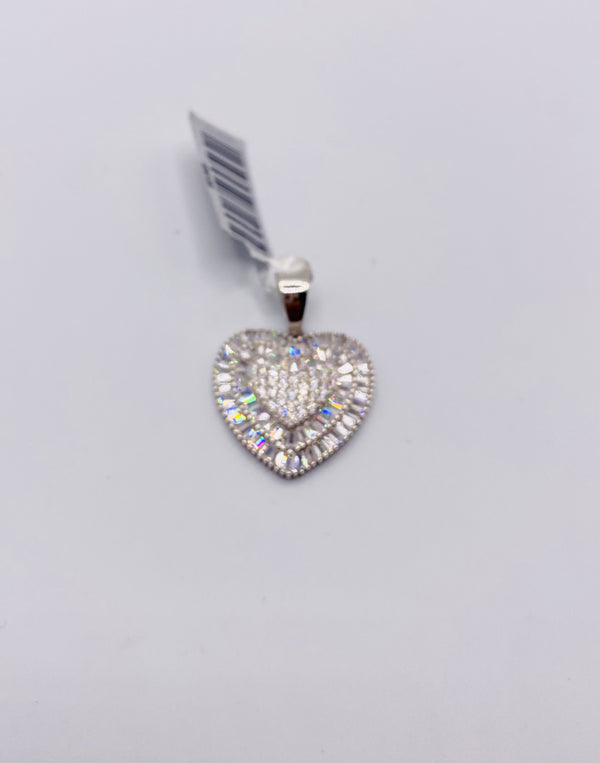 Real 925 Sterling Silver Love/Heart Charm