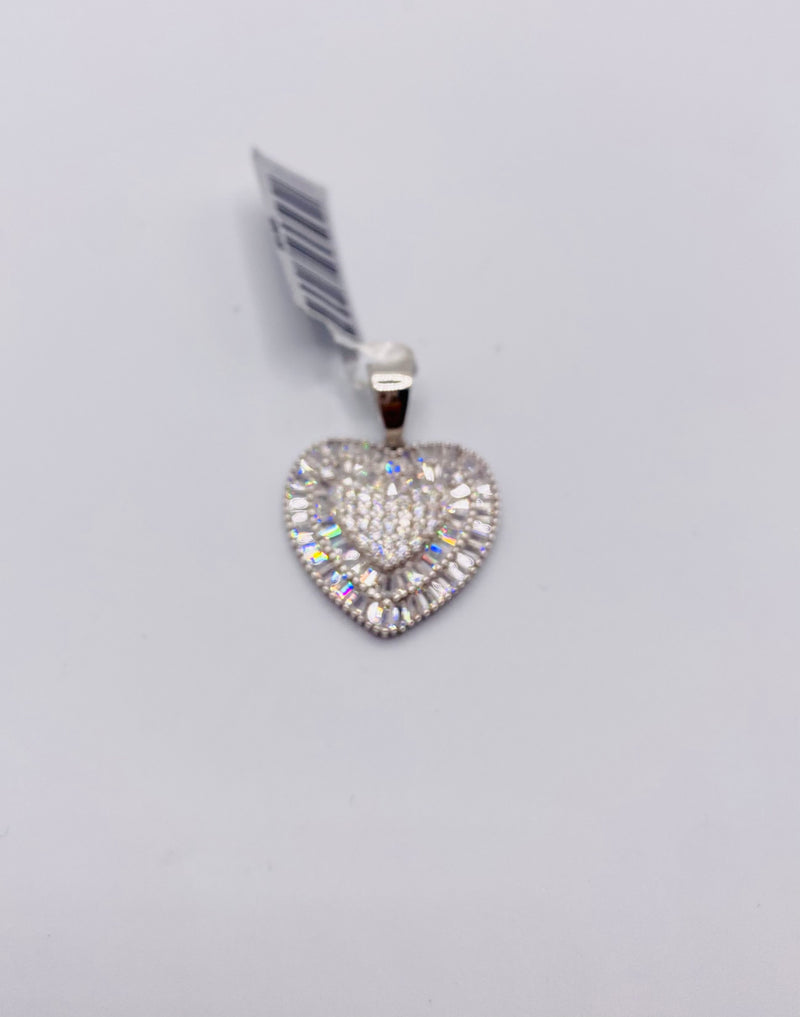 Real 925 Sterling Silver Love/Heart Charm