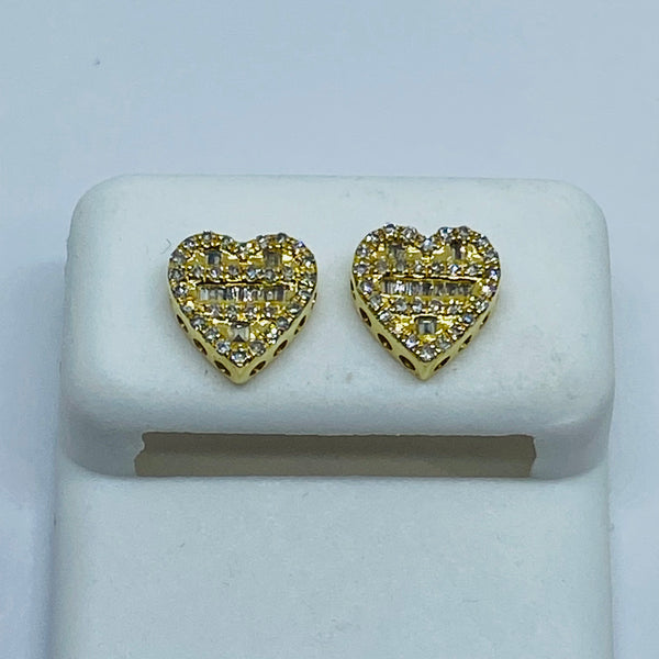 Genuine 10kt Gold & 0.27CTW Diamond Earrings