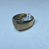 Real 10KT Gold & 1.0CTW Diamond Men Ring