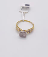 Real 10KT Gold & 0.15CTW Diamond Ladies Ring