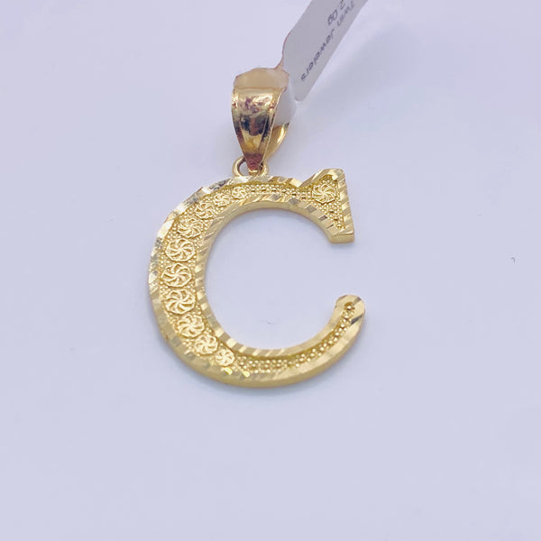 10kt Gold 1.5inch Initials