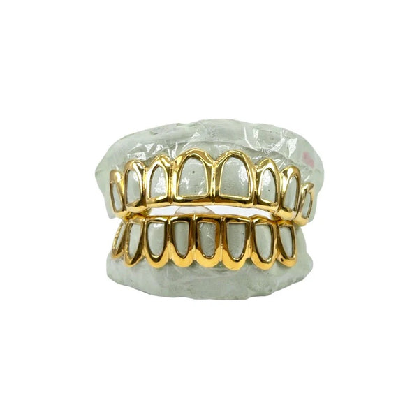 10KT Gold Open Face Grillz - Custom Made