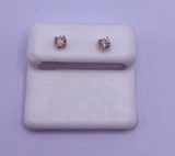 Genuine 14KT Gold 0.49 CTW Diamond Earrings