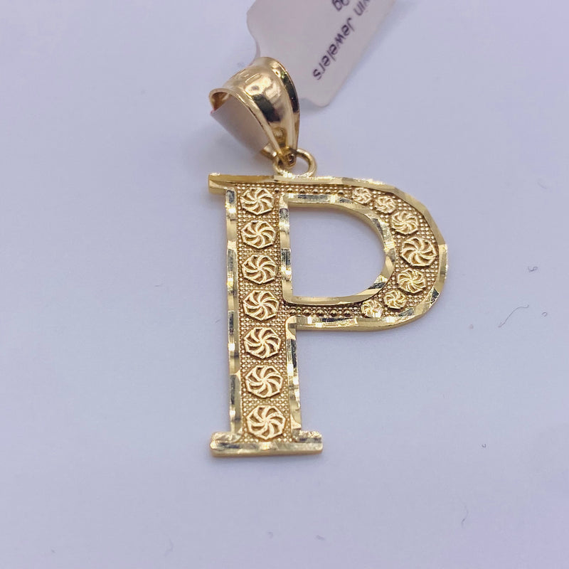 10kt Gold 1.5inch Initials