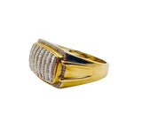 Real 10KT Gold and0.6CTWDiamond Men’s Ring