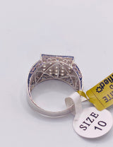 Real 925 Sterling Silver & 1.31CTW Moissanite Ring