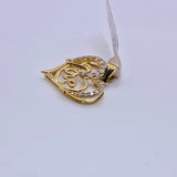 Real 10KT Gold Love/Heart Charm