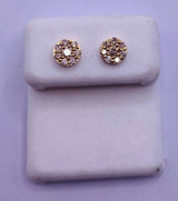 Genuine 10KT Gold 0.3 CTW Diamond Earrings