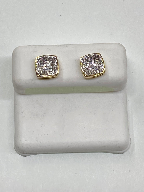 Elegant 10kt Gold & 0.24 CTW Diamond Earrings