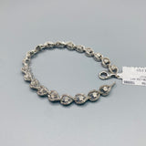 925 Sterling Silver with Diamond 0.25CTW 7 inches