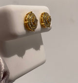 Genuine 10KT Gold 0.35 CTW Diamond Earrings