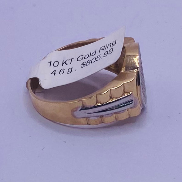 10kt Gold Men Ring of 4.6 gm