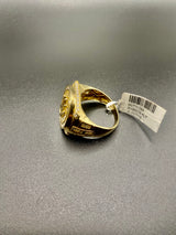 Real 10KT Gold and 1.55CTW Diamond Men Ring