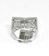 Real 10KT White Gold &0.53CTW  Diamond Men’s Ring