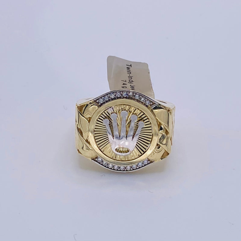 Real 10kt Classy Rolex Men’s Gold Ring