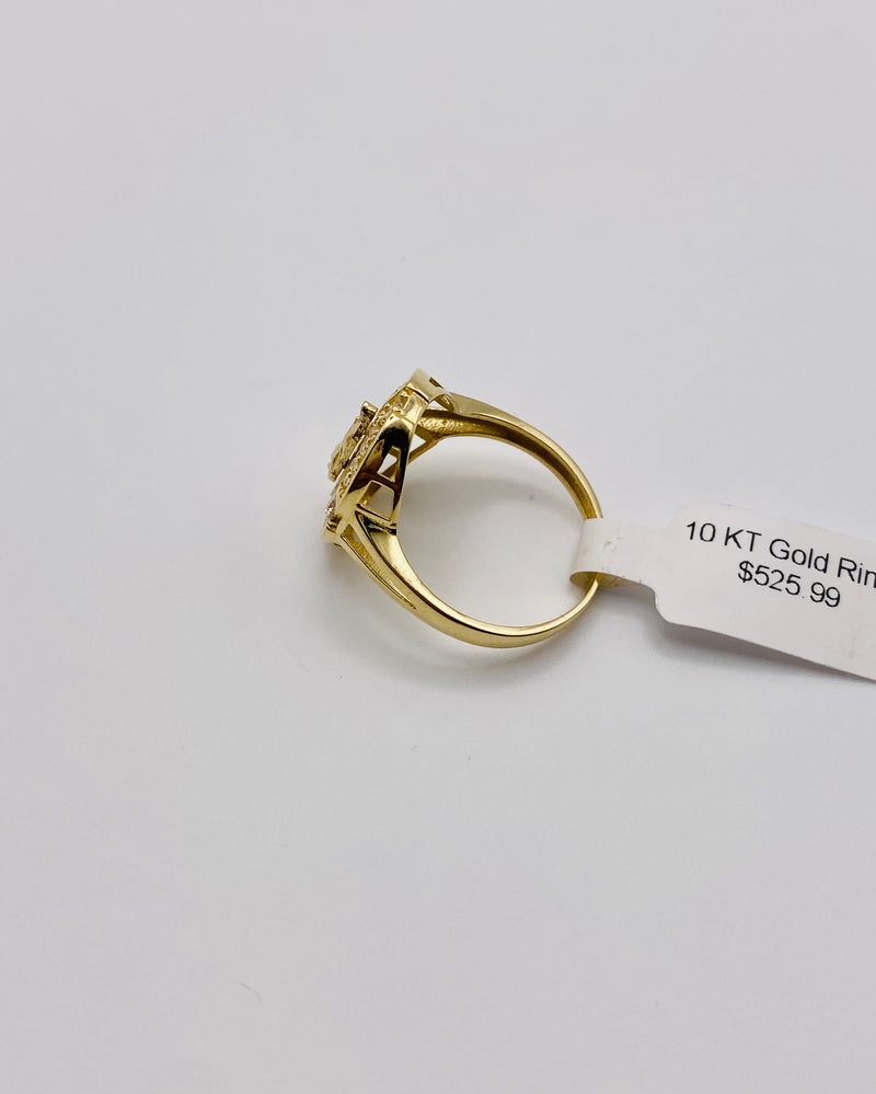 Real 10KT Gold Jesus Ring