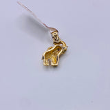 Real 10KT Gold Little Elephant Charm