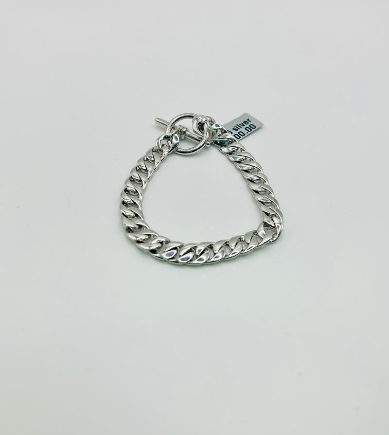 Real 925 Sterling Silver Cuban Bracelet