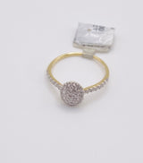 Real 10KT Gold & 0.49CTW Diamond Ladies Ring