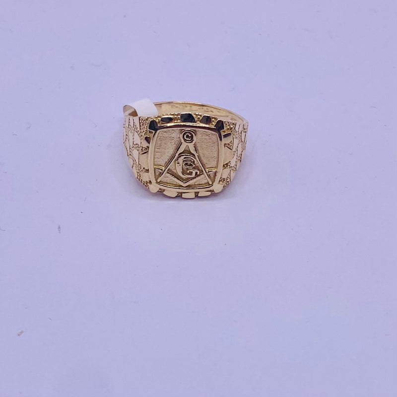 10kt Gold Mens Ring of 4.9 gms