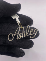 Real 10KT Gold with 1 CTW Diamond “Ashley” charm