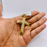 Real 10KT Gold Jesus Cross Charm