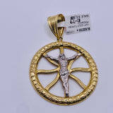 Real 10KT Gold Jesus Charm