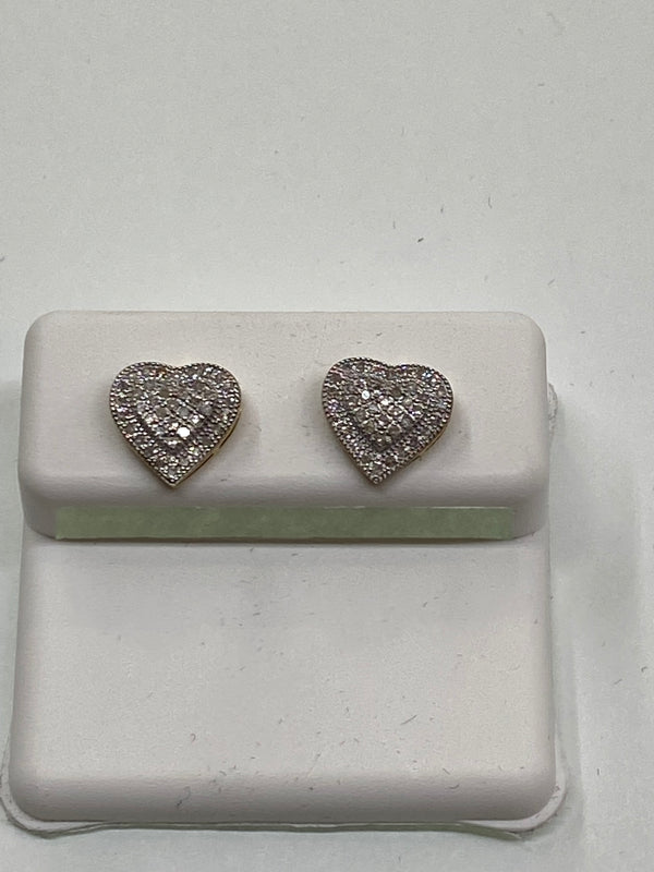 Beautiful 10kt Gold & 0.3 CTW Diamond Earrings