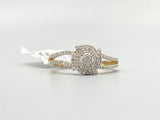 Genuine 10kt White Gold Diamond Women’s Ring of 0.20 CTW