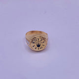 10kt Gold Mens Ring of 6.5 gms