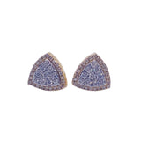 Real 10kt Gold&0.46CTW Diamond Earrings