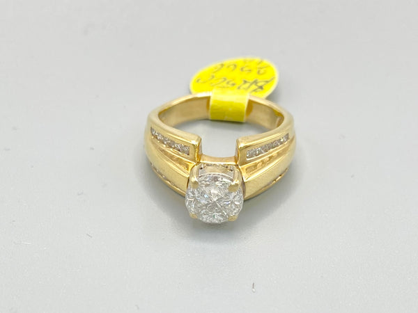 Real 10KT Gold & 1.5 CTW Diamond Men’s Ring