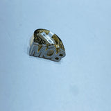 Real 10KT GOLD with 1.00CTW Diamond Customized “MOB” Money over Bit**es men Ring