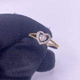 10kt Gold Diamond Women’s Ring of 0.12 ctw