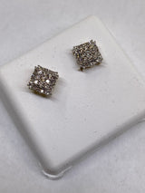 Genuine 10kt Gold & 0.3 CTW Diamond Earrings