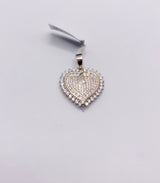 Real 925 Sterling Silver Love/Heart Charm