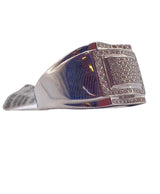 1/5 CTW 935 Sterling Silver Men’s Ring