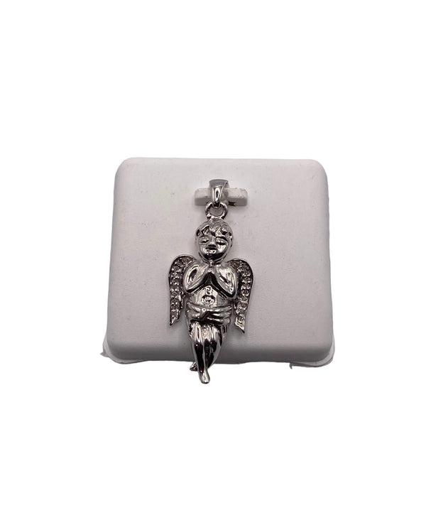 1/20 CT 925 Sterling Silver & Diamond Charm