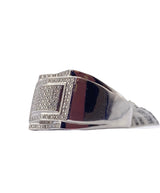 1/5 CTW 935 Sterling Silver Men’s Ring