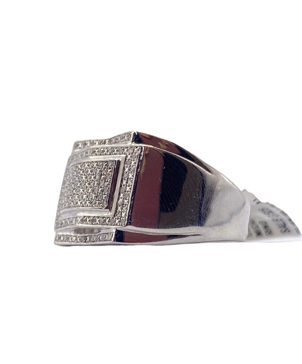 1/5 CTW 935 Sterling Silver Men’s Ring