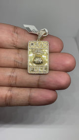 Real 10 KT Flashy Yellow Gold Paid Full charms with 0.25 CTW Diamonds