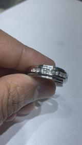 Real 10KT Gold & 0.25CTW Diamond Men Ring