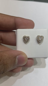 Real 10KT Gold & 0.5CTW Diamond Earrings