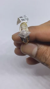 Real 10kt Gold & 0.28CTW Diamond Ladies Ring