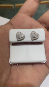 Real 10KT Gold & 0.33CTW Diamond Earrings