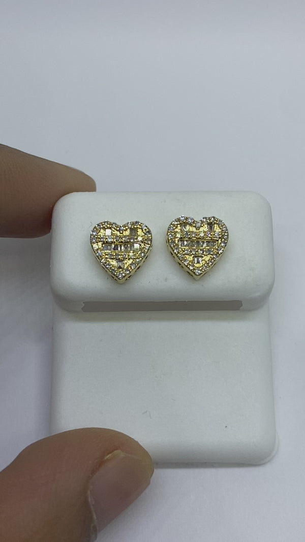 Genuine 10kt Gold & 0.27CTW Diamond Earrings